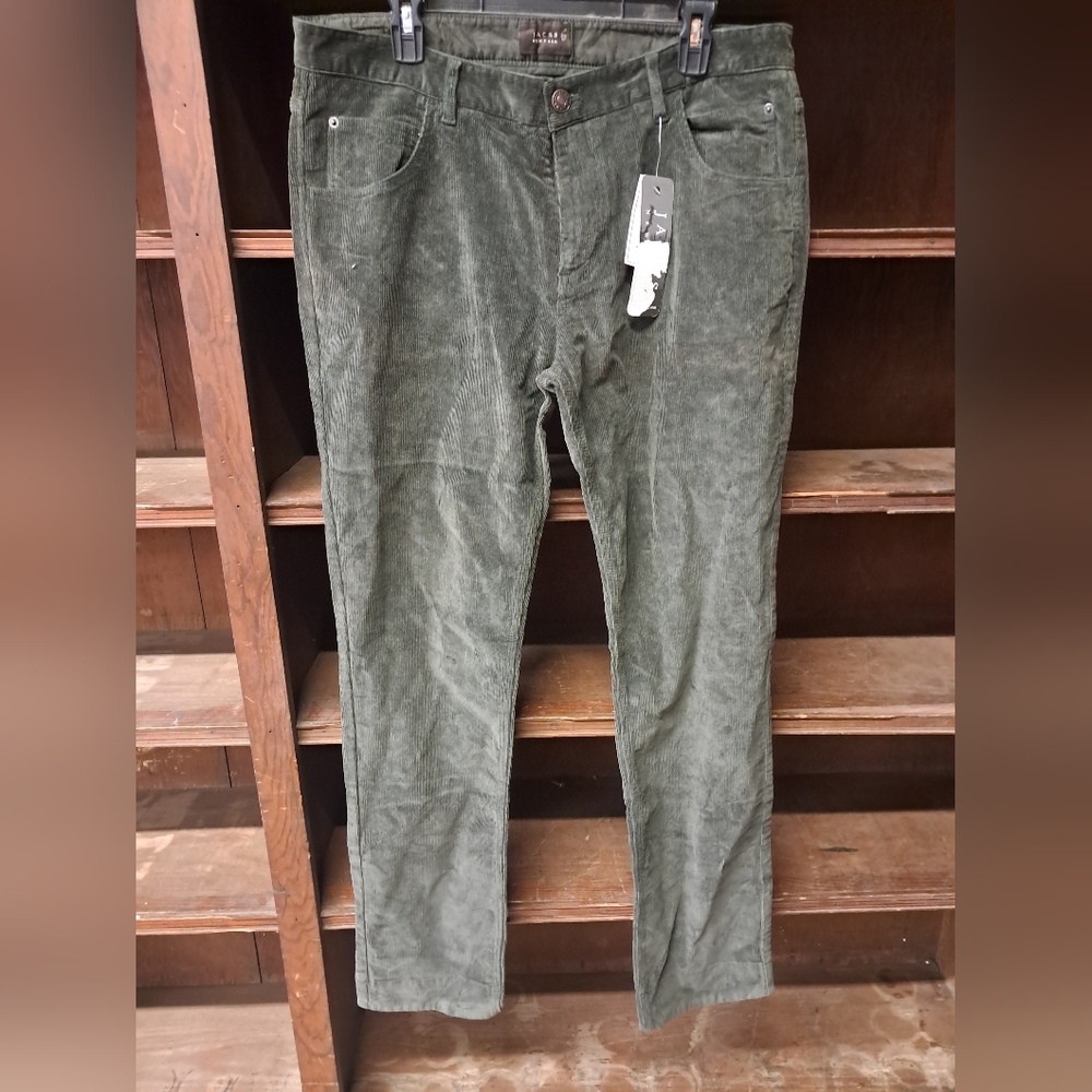 NWT Jachs Olive Green Corduroy Men's Pants